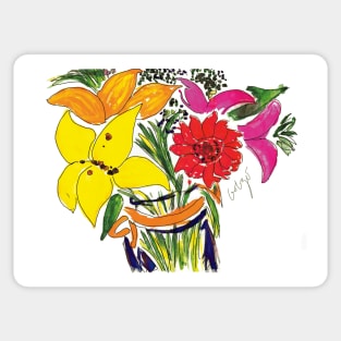 Joyful Flowers Sticker